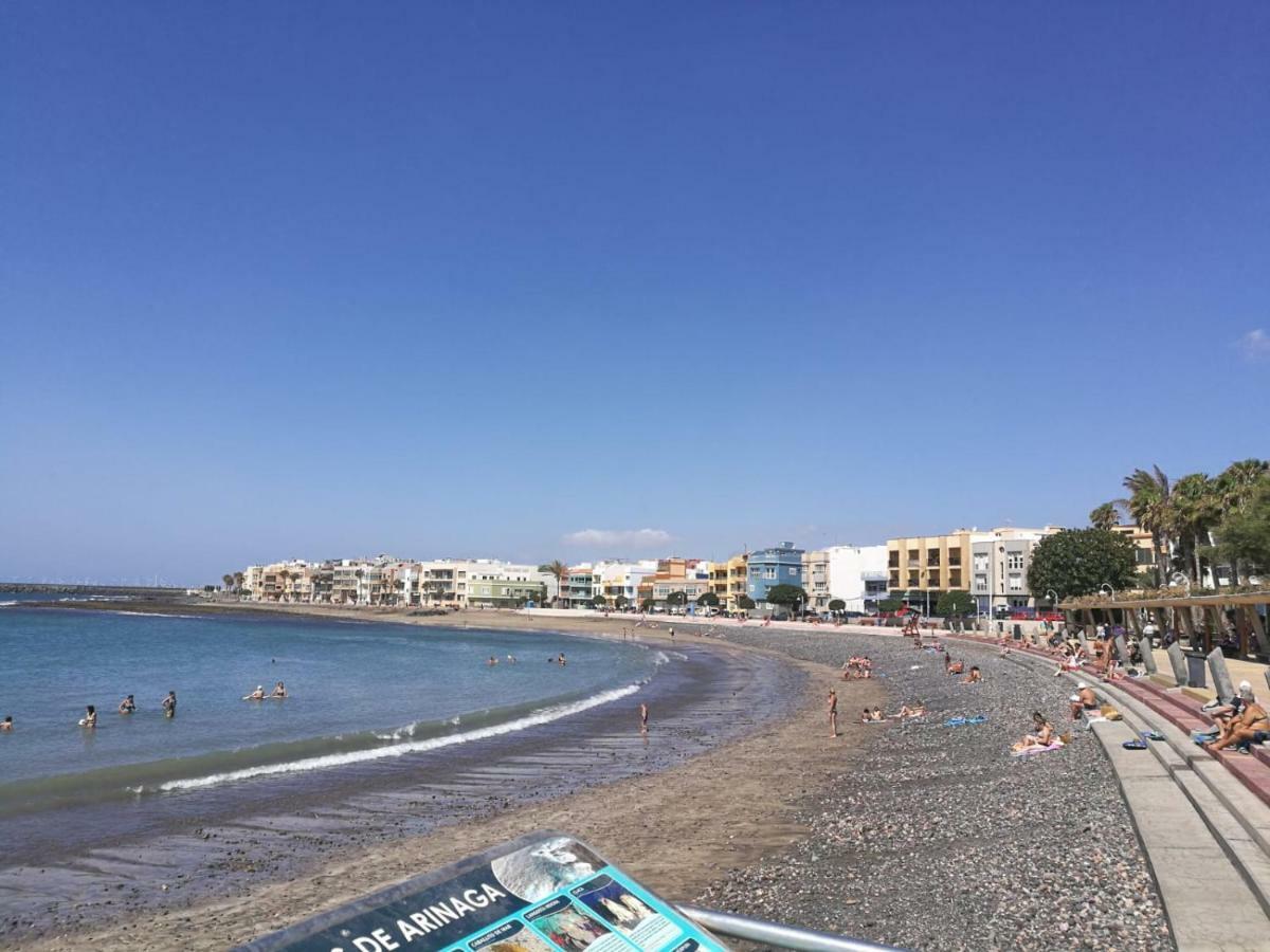 Arinaga Beach Apartment Bagian luar foto